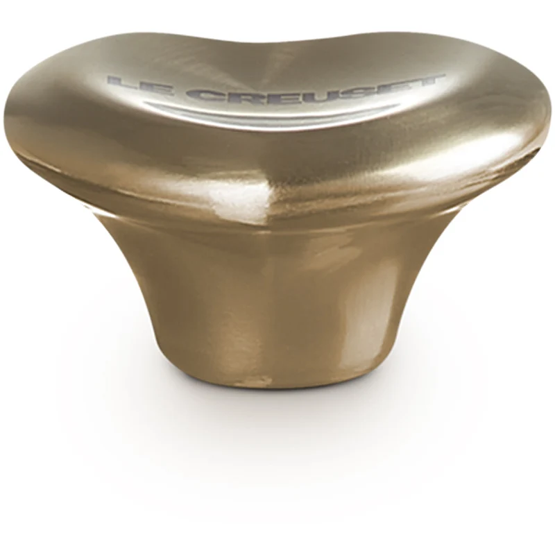 Le Creuset Herzknopf goldfarben