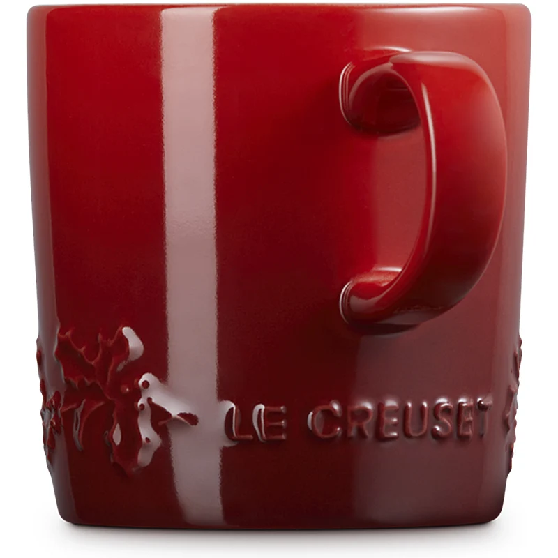 Le Creuset Becher Holly 350 ml Kirschrot