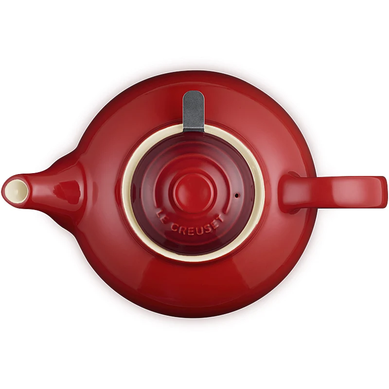 Le Creuset Teekanne mit Sieb 1,3 l Kirschrot