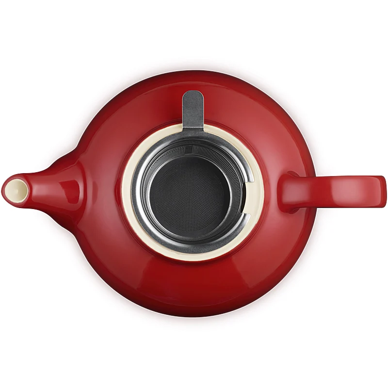 Le Creuset Teekanne mit Sieb 1,3 l Kirschrot
