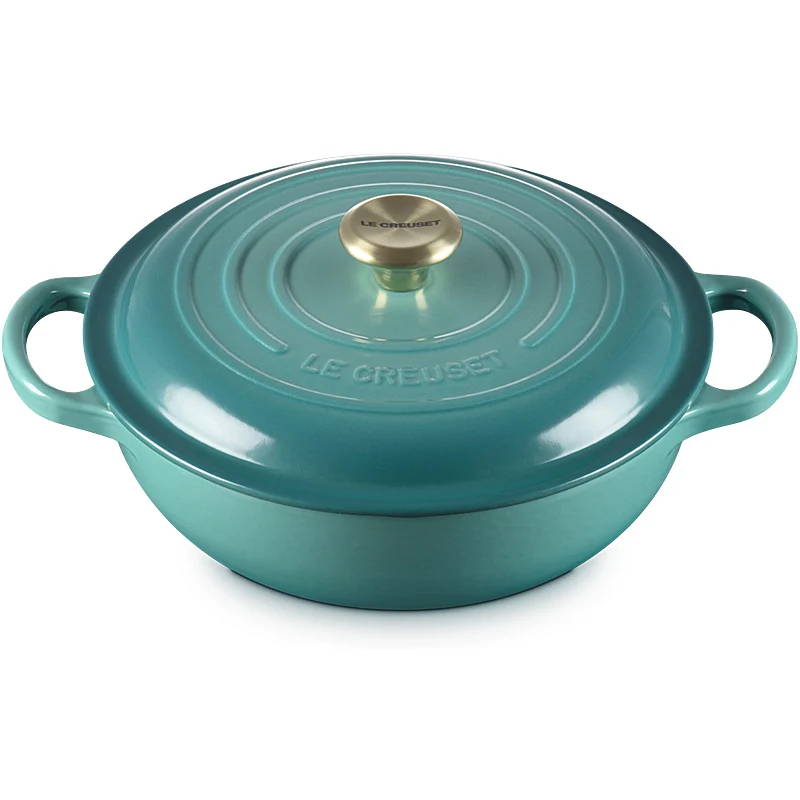 Le Creuset Stew Pot Signature 22 cm Bleu Riviera