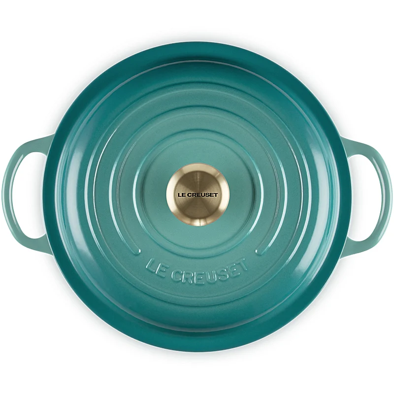 Le Creuset Stew Pot Signature 22 cm Bleu Riviera