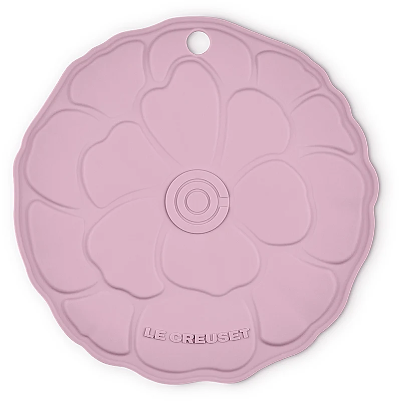 Le Creuset Untersetzer Blume Shell Pink