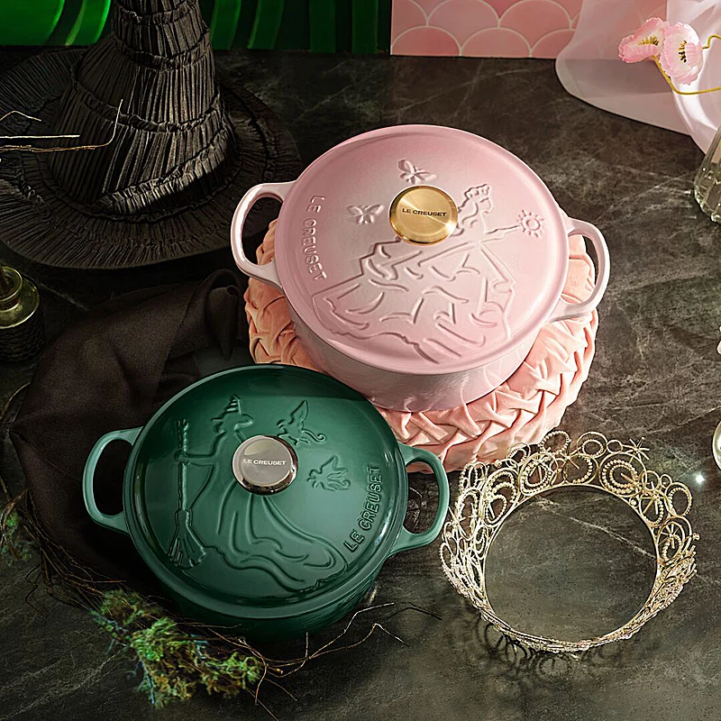 Le Creuset Wicked Collection - runder Bräter Elphaba aus Gusseisen, 24 cm / 4,2 l