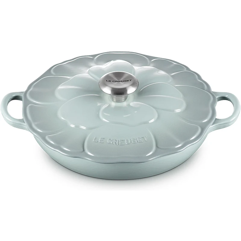Le Creuset Gourmet-Profitopf Signature Blume 26 cm Sea Salt