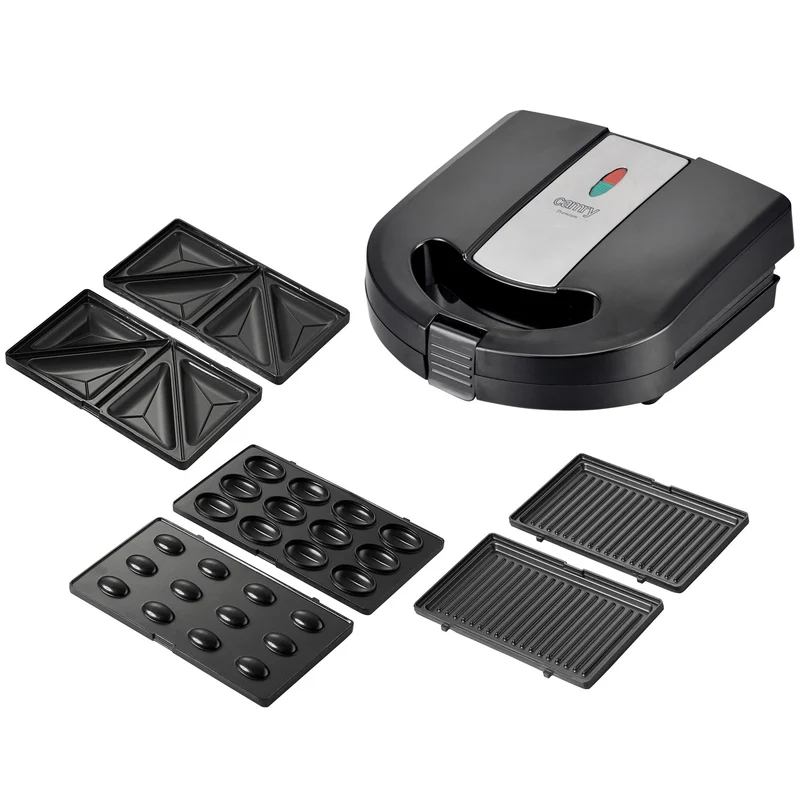 Camry CR 3063 Backgerät 3in1 Sandwichmaker/Kontaktgrill/Nussbäcker