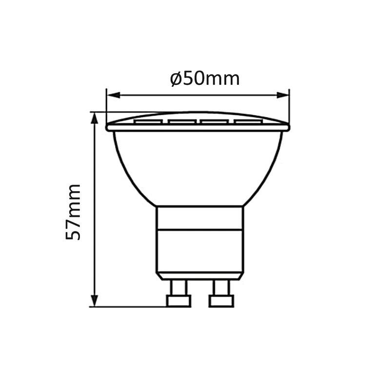 Wall lamp / wall lamp Maclean, spot, round, GU10, with switch 55x90mm, black color, MCE369 B+ LED bulb GU10 7W Maclean Energy MCE437 NW neutral white 4000K, 220-240V~, 50/60Hz, 490 lumens