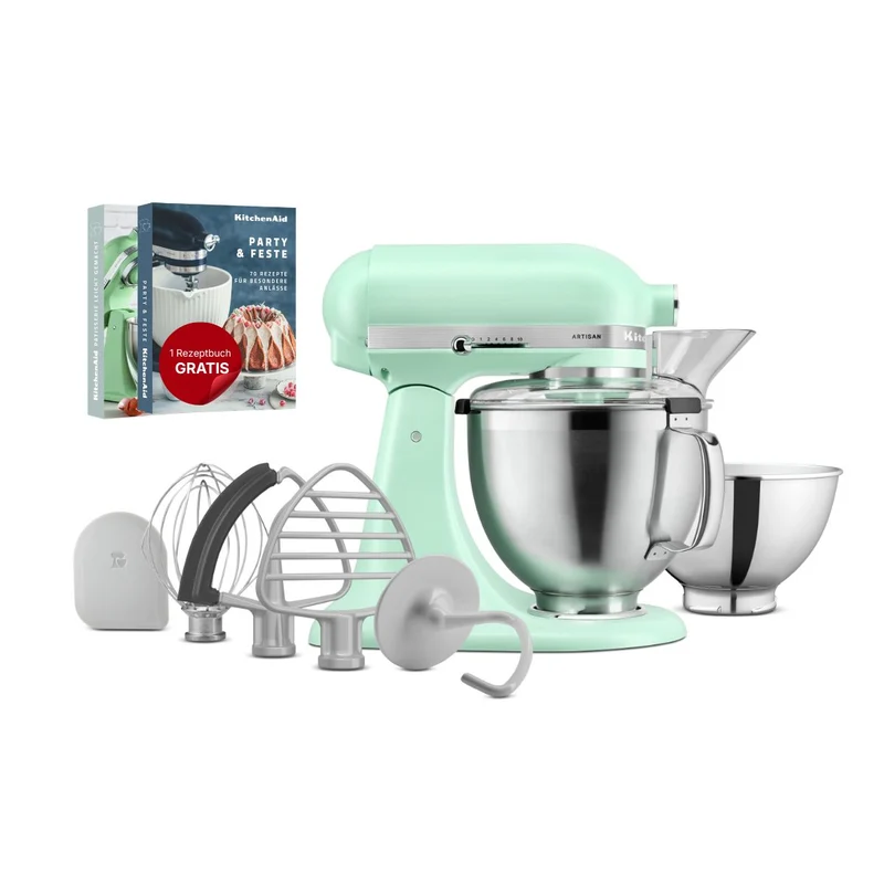 KitchenAid Küchenmaschine 4,7L Artisan 5KSM195PSESD Küchenmaschine Spearmint