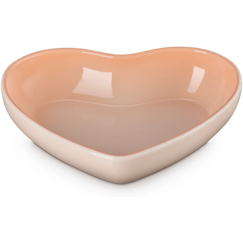 Le Creuset Schüssel Herzform 650 ml Peche