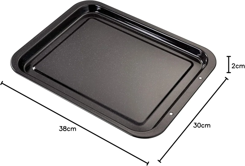 Judge Ovenware, 38 x 30 x 2 cm Backblech, Emaille, Granit Backblech 38cm x 30cm x 2cm, Backblech 38c