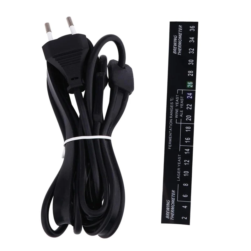 Homebrew Fermentation Heizband Pad, Kunststoff Fermenter Eimer EU Stecker 220V-250V, Brauen und Ferm