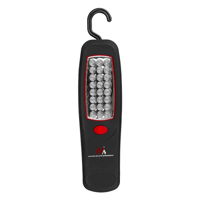 2 Maclean COB LED workshop lamps, magnet, hook, MCE03 + 6 R-06 R06 AA LR06 1.5V VARTA Longlife Power batteries