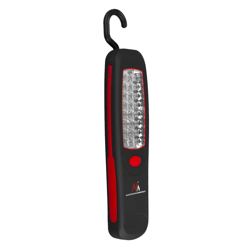 2 Maclean COB LED workshop lamps, magnet, hook, MCE03 + 6 R-06 R06 AA LR06 1.5V VARTA Longlife Power batteries