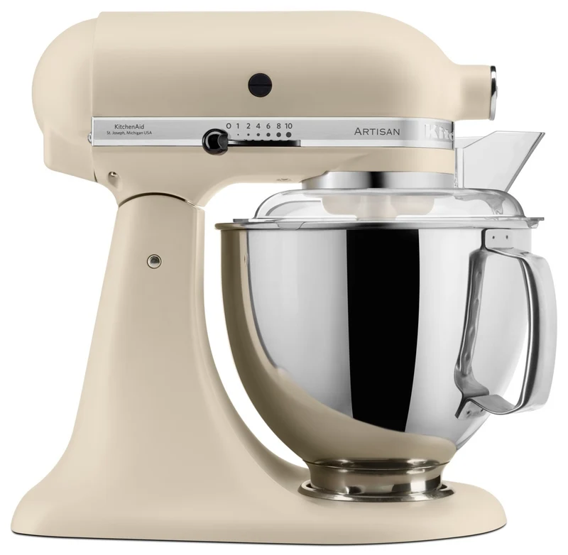 KitchenAid 4,8 L 5KSM175 Artisan Küchenmaschine Allrounderset mit Gemüseschneider+Fleischwolf+Spritzgebäckvorsatz