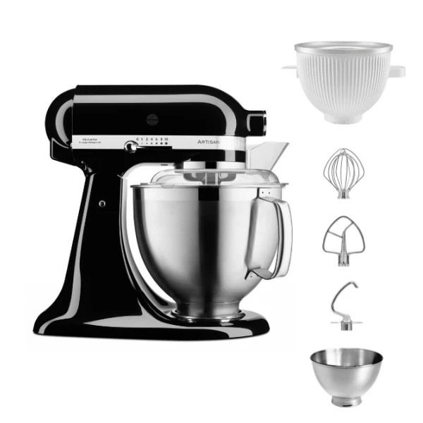 KitchenAid 4,8 L 5KSM185 Artisan Küchenmaschine Icelover Eiszubereiter 5KSMICM