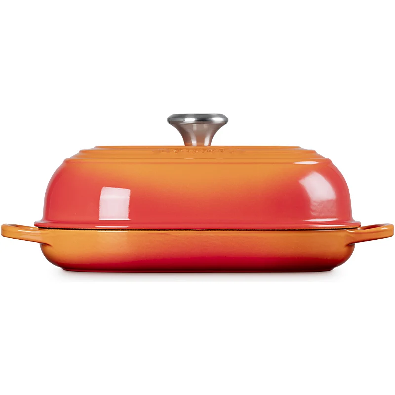 Le Creuset Brot Bräter Signature oval 29 cm Ofenrot