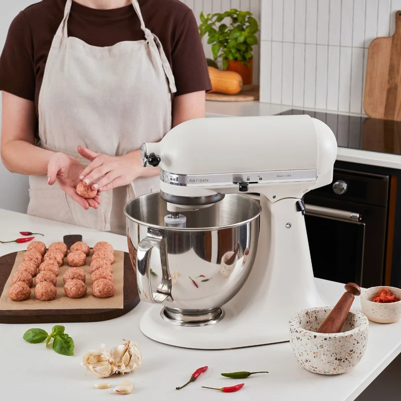KitchenAid 4,8 L 5KSM175 Artisan Küchenmaschine Icelover mit Eiszubereiter