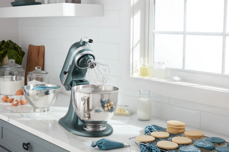 KitchenAid 4,8 L 5KSM175 Artisan Küchenmaschine Icelover mit Eiszubereiter