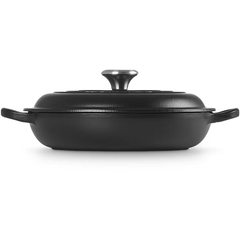 Le Creuset Gourmet-Profitopf Signature 28 cm Schwarz Matt