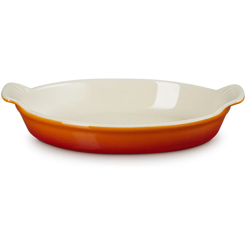 Le Creuset Mini-Auflaufform Tradition oval 180 ml Ofenrot