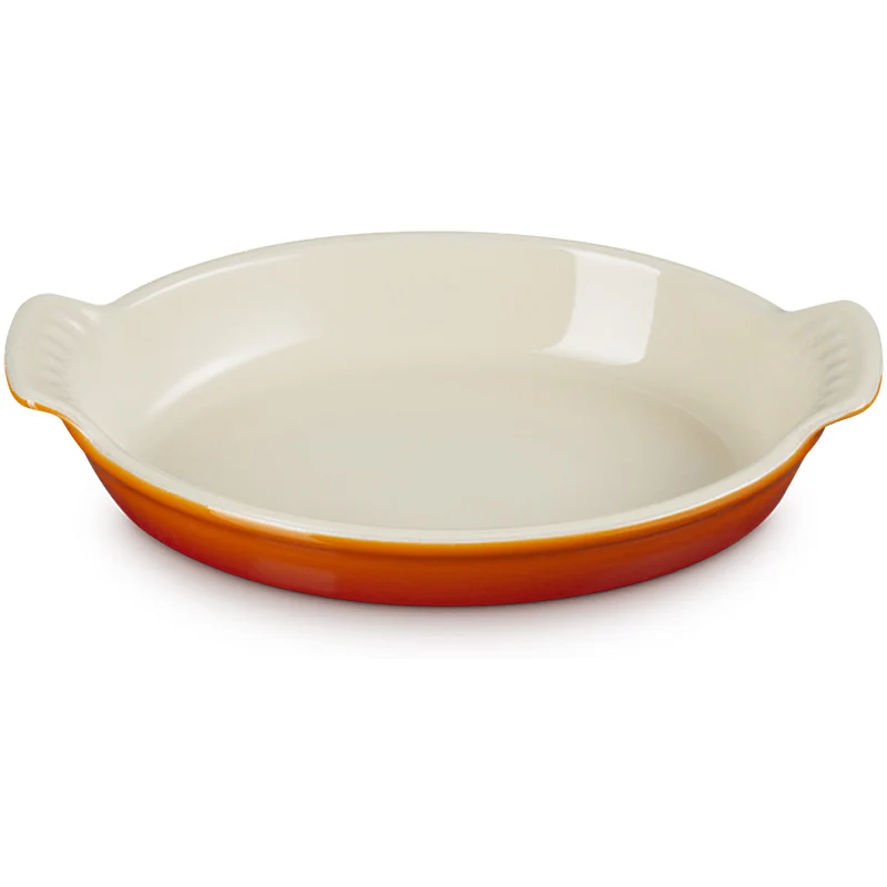 Le Creuset Mini-Auflaufform Tradition oval 180 ml Ofenrot