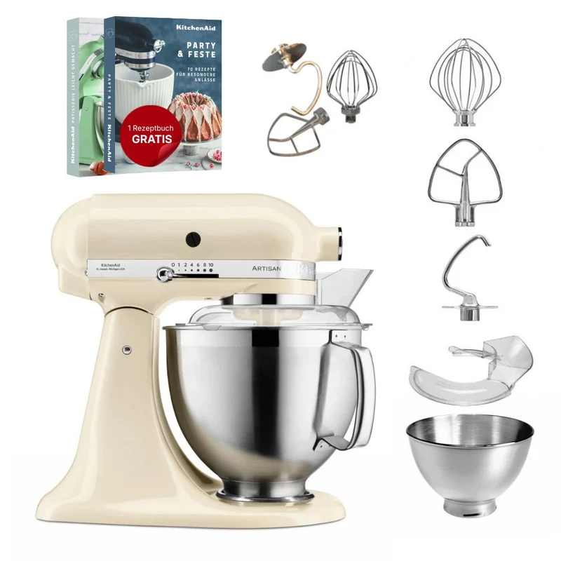 KitchenAid 4,8 L 5KSM185 Artisan Küchenmaschine Tschimmlover TschimmWhip,TschimmHook,TschimmBeat