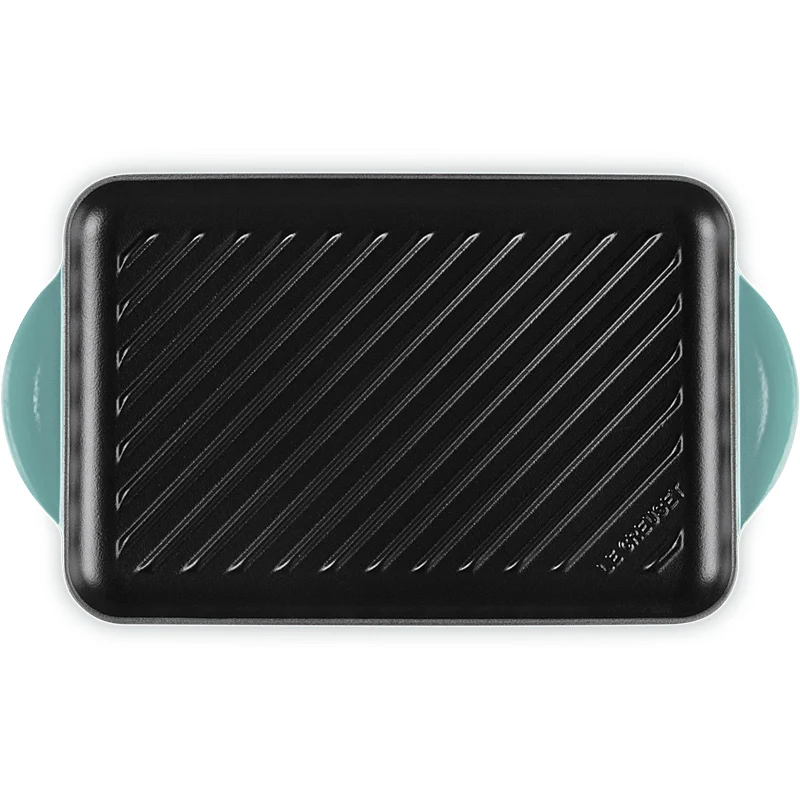 Le Creuset Grillplatte Signature 30 cm Bleu Riviera