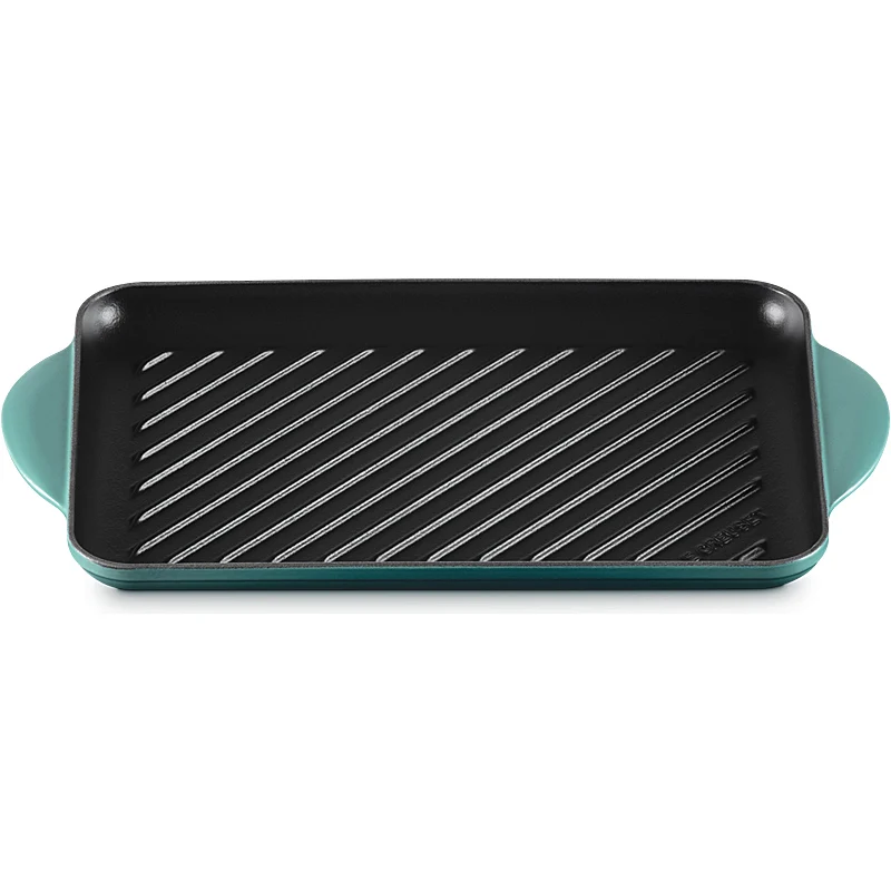 Le Creuset Grillplatte Signature 30 cm Bleu Riviera
