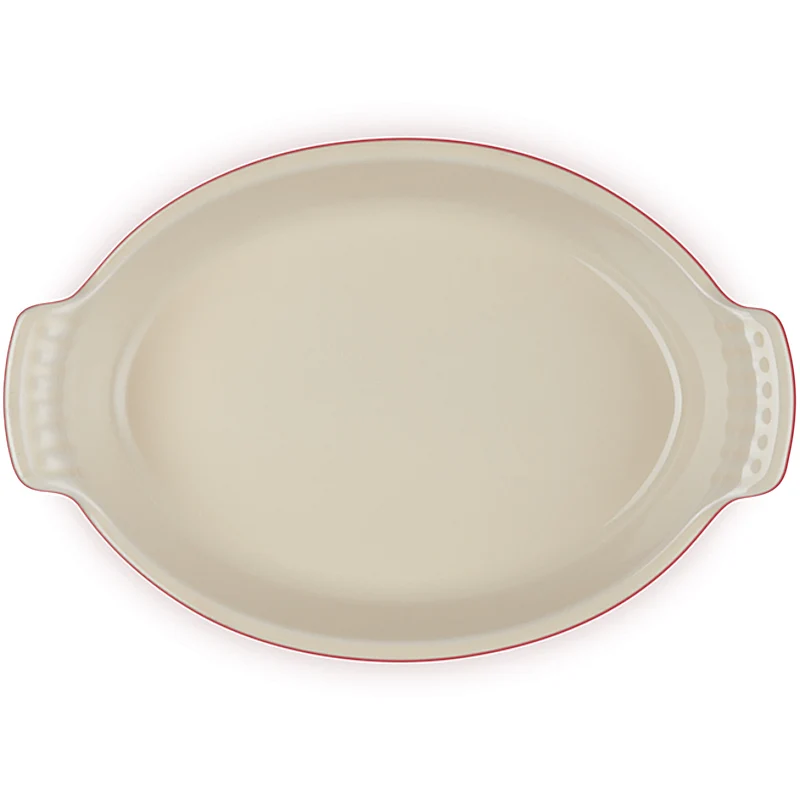 Le Creuset Mini-Auflaufform Tradition oval 180 ml Kirschrot