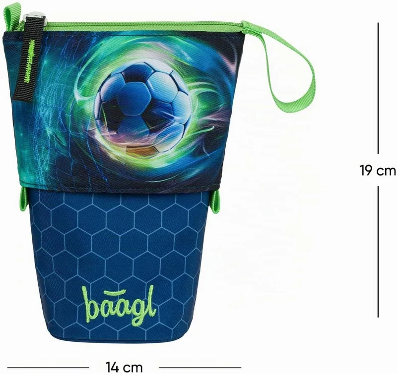 Baagl Federmäppchen Jungen - Stifteetui Kinder - Mäppchen Etui für Schule - Robuste Federtasche & Fe