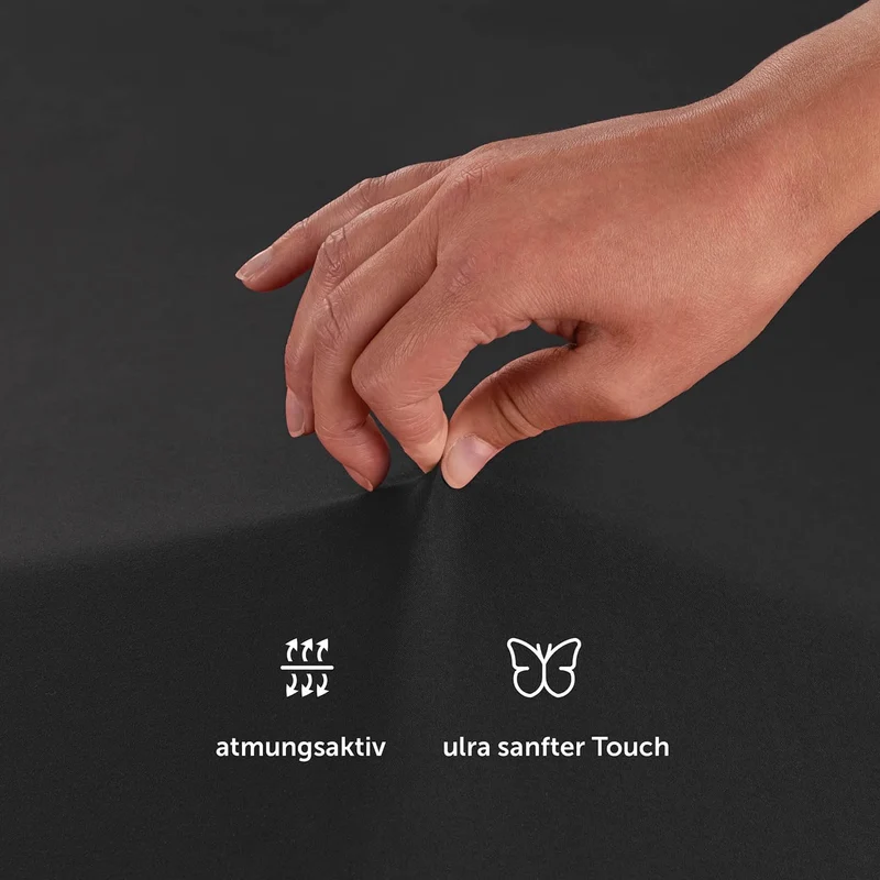 Blumtal® 2er Set Spannbettlaken 200x200x30cm aus Microfaser -zertifiziertes Bettlaken Spannbettlaken