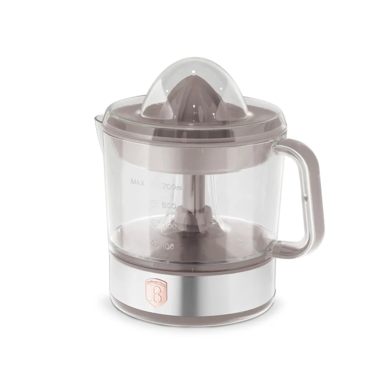 BerlingerHaus Elektrische Zitruspresse / Orangenpresse Matt Taupe - 0,7 L - 40 W