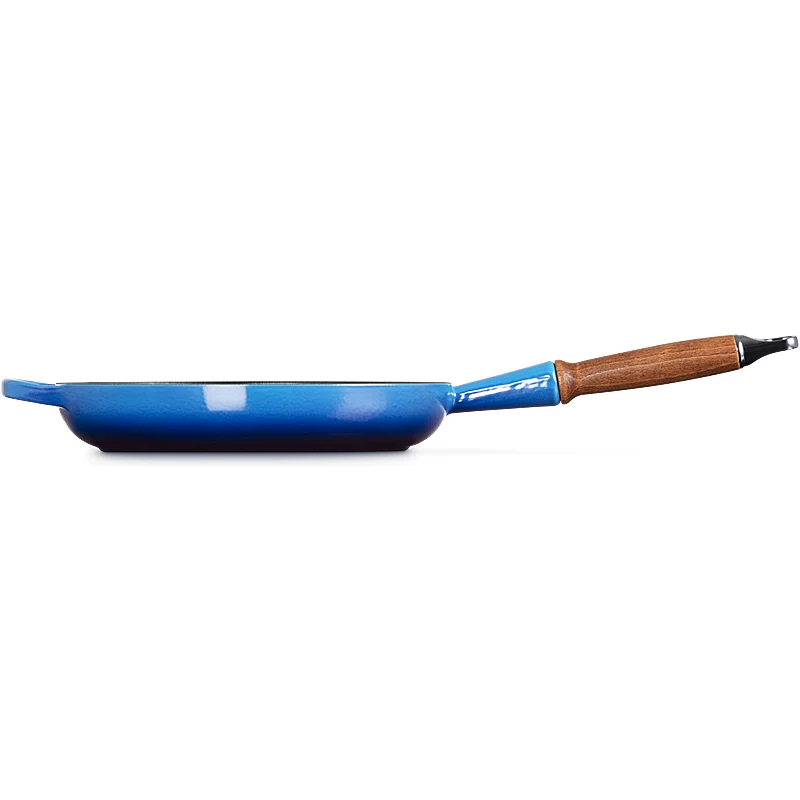 Le Creuset Bratpfanne mit Holzgriff Signature 26 cm Azure