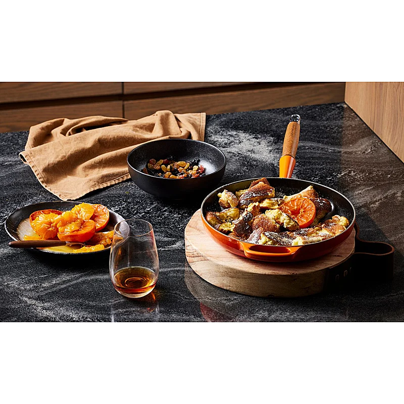 Le Creuset Bratpfanne mit Holzgriff Signature 26 cm Azure