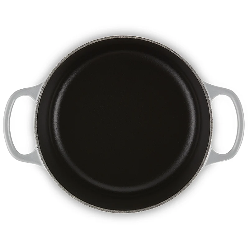 Le Creuset Bräter rund Signature 18 cm Perlgrau