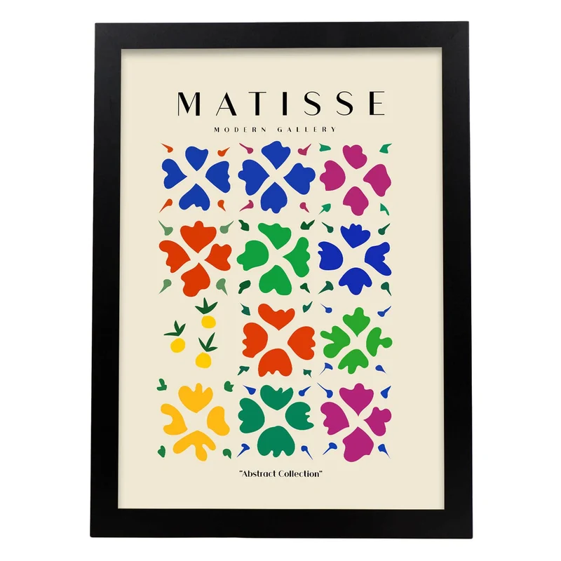 Nacnic Matisse Fauvismus Sammlung Poster 40. Illustrationen im Kunstausstellungsstil in Farbe für di