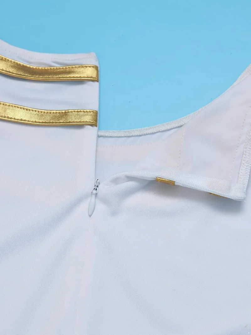 FEESHOW Herren Griechische Götter Kostüm Römischer Caesar Kostüm Tunika Gewand Grieche Outfit Karnev