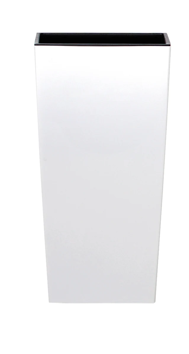 Flower pot with an insert Urbi Square DURS200-S449 - white