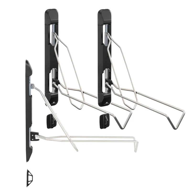 Maclean Wall-Mounted Bike Rack/Holder, max. 35 kg, MC-471, 3 pieces