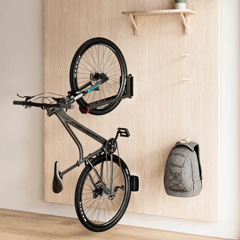 Maclean wall mounted bicycle holder stand, 35kg max, MC-498