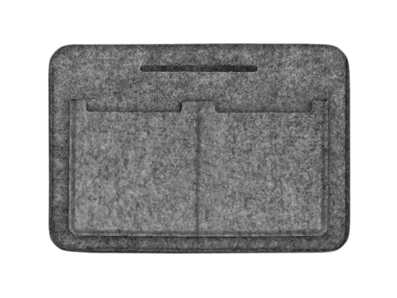Premium Felt Handbag Organizer, Gray