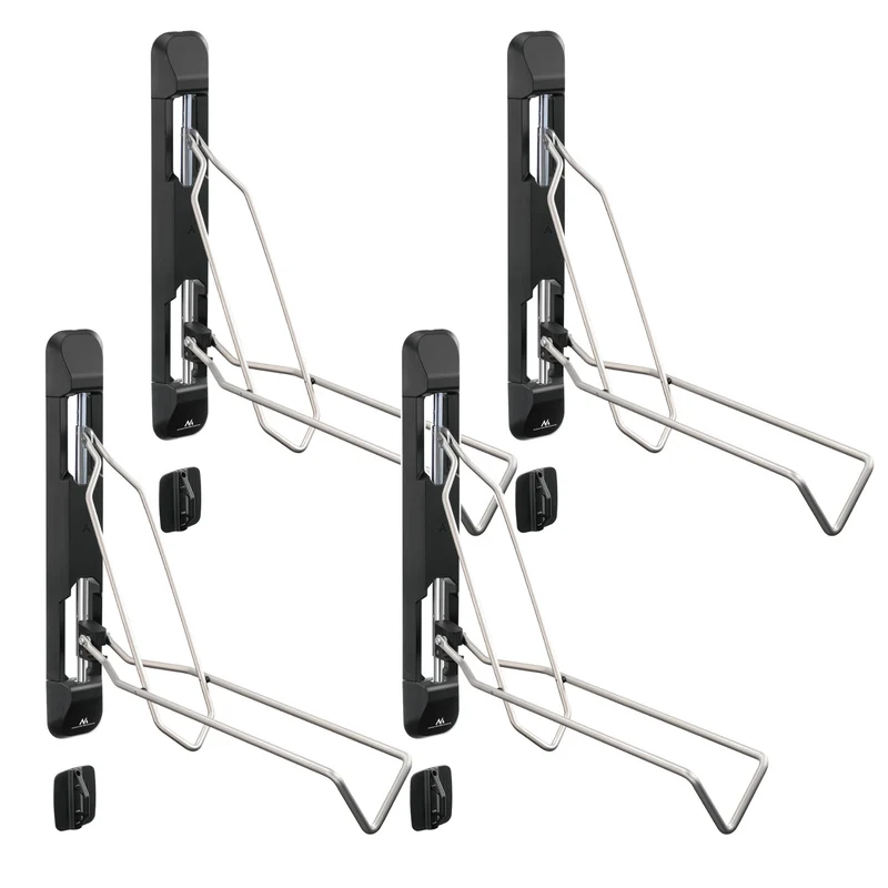 Maclean Wall-Mounted Bike Rack/Holder, max. 35 kg, MC-471, 4 pieces