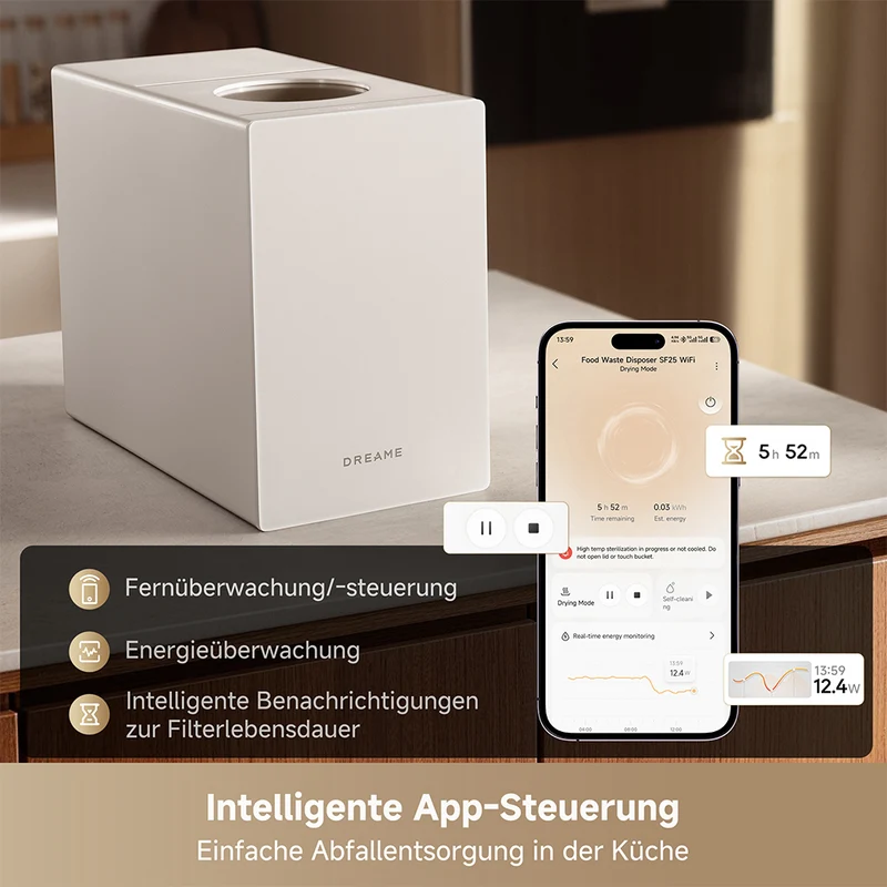 Dreame-Küchenabfallzerkleinerer SF25 WiFi