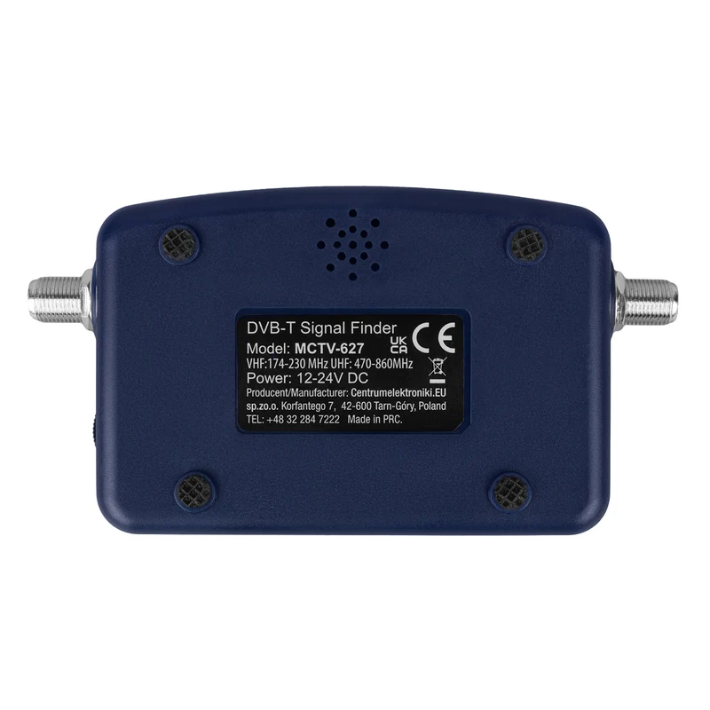 Maclean DVB-T TV meter, case, cable 25 cm F-F, MCTV-627 + 10x AA Varta Industrial battery