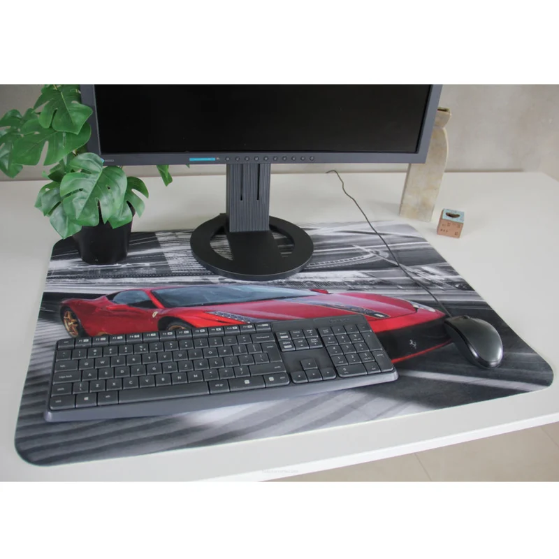 Bertoni Desk Mat, Felt, 50x70 cm, Ferrari