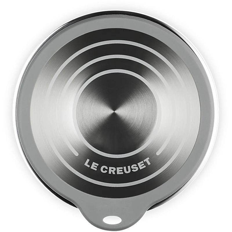Le Creuset Edelstahlschüssel ml Glasdeckel 19 cm