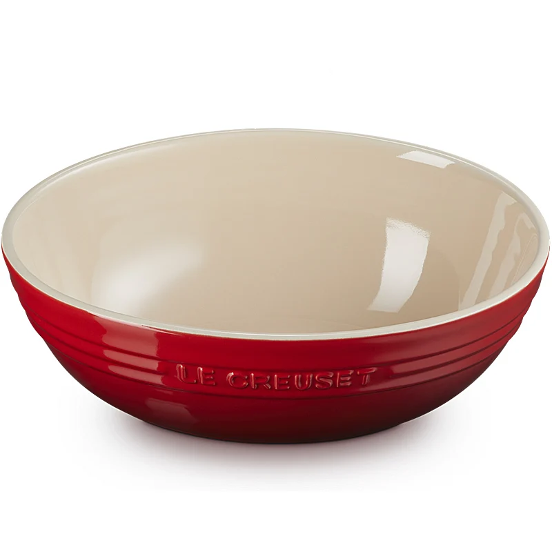 Le Creuset Servierschale oval 29 cm Kirschrot