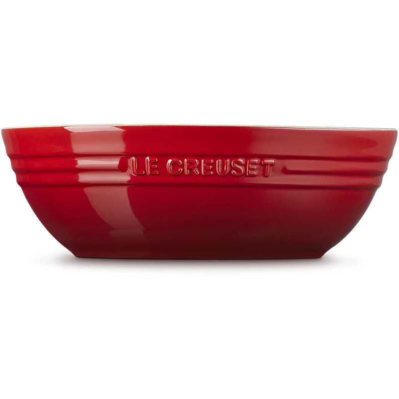 Le Creuset Servierschale oval 29 cm Kirschrot