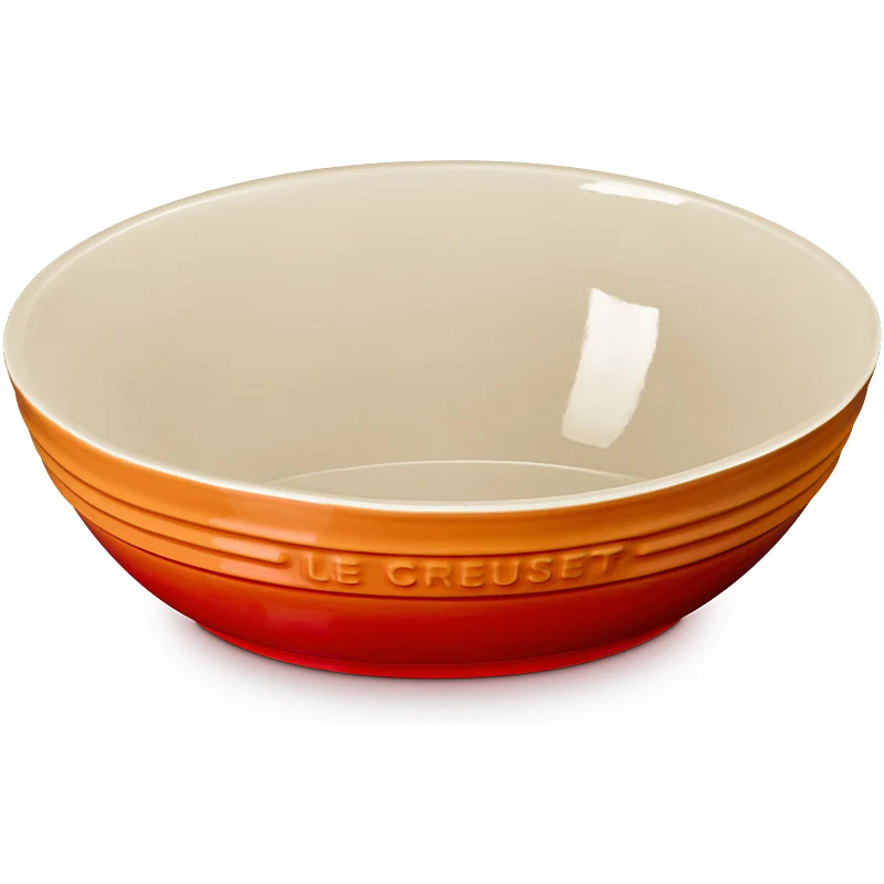 Le Creuset Servierschale oval 29 cm Ofenrot