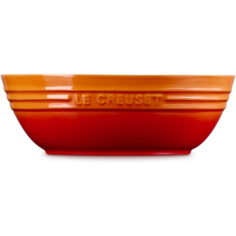 Le Creuset Servierschale oval 29 cm Ofenrot